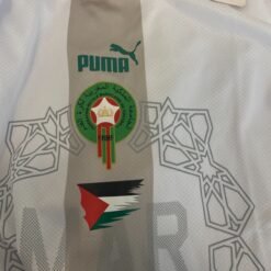Maroc maillot Coupe Du Monde Blanc 2022 x Palestine